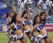 Las Rayaditas del Monterrey super sexys, las reinas de la cancha del estadio de futbol el Tecnológico. Captadas por la camara de Fanbolero en la final Clausura 2012