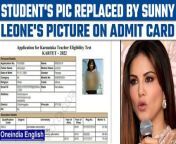 The Karnataka education department has lodged a complaint with the police after a photo of a student was replaced by a picture of actress Sunny Leone on an admit card for the Karnataka Teachers’ Eligibility Test-2022.&#60;br/&#62; &#60;br/&#62;#KarnatakaTeachersEligibilityTest2022 #SunnyLeone #KARTET2022