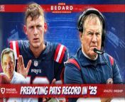 On this episode of the Greg Bedard Patriots Podcast, Greg rides solo and predicts the Patriots record following the 2023-24 schedule release.&#60;br/&#62;&#60;br/&#62;&#60;br/&#62;Check Greg&#39;s Coverage out over at www.bostonsportsjournal.com, for 39.99 on BSJ&#39;s annual plan. Not only do you get top-notch analysis of all the Boston pro sports, but if you&#39;re a Patriots junkie — and if you&#39;re listening to this podcast, you are — then a membership at BSJ gives you access to a ton of video analysis Bedard does on the coaches film, and direct access to him in weekly chats.&#60;br/&#62;&#60;br/&#62;&#60;br/&#62;This episode of the Greg Bedard Patriots Podcast w/ Nick Cattles Podcast is brought to you by:&#60;br/&#62;&#60;br/&#62;&#60;br/&#62;FanDuel Sportsbook! The exclusive wagering partner of the CLNS Media Network. Get a NO SWEAT FIRST BET up to &#36;1000 DOLLARS when you visit https://FanDuel.com/BOSTON! That’s &#36;1000 back in BONUS BETS if your first bet doesn’t win.&#60;br/&#62;&#60;br/&#62;&#60;br/&#62;21+ in select states. First online real money wager only. &#36;10 Deposit req. Refund issued as non-withdrawable bonus bets that expire in 14 days. Restrictions apply. See full terms at fanduel.com/sportsbook. FanDuel is offering online sports wagering in Kansas under an agreement with Kansas Star Casino, LLC. Gambling Problem? Call 1-800-GAMBLER or visit FanDuel.com/RG (CO, IA, MI, NJ, OH, PA, IL, TN, VA), 1-800-NEXT-STEP or text NEXTSTEP to 53342 (AZ), 1-888-789-7777 or visit ccpg.org/chat (CT), 1-800-9-WITH-IT (IN), 1-800-522-4700 or visit ksgamblinghelp.com (KS), 1-877-770-STOP (LA), Gamblinghelplinema.org or call (800)-327-5050 for 24/7 support (MA), visit www.mdgamblinghelp.org (MD), 1-877-8-HOPENY or text HOPENY (467369) (NY), 1-800-522-4700 (WY), or visit www.1800gambler.net (WV).&#60;br/&#62;&#60;br/&#62;&#60;br/&#62;Athletic Greens. Visit https://athleticgreens.com/BEDARD for a FREE 1 year supply of immune-supporting Vitamin D &amp; 5 FREE travel packs with your first purchase!