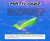 Quiz Games, Math Quiz Part 3 &#124; Can you Solve? #quiz #games #effect#maths #test #fypシ #qustion