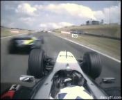 F1 2003 Nurburgring Alonso Brake Test Coulthard Spins Out Onboard from city woah crash bandicoot