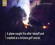 All six passengers in a plane that crashed on Monday night at a golf course in Arizona were killed. Thankfully, nobody on the ground was hurt.