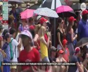 Thousands are expected to attend the traditional Independence Day parade, down Constitution Avenue, to watch bands, fife and drum corps, floats, military units and giant balloons.