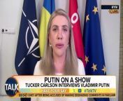 Ukrainian MP Kira Rudik has claimed the only reason Tucker Carlson has been allowed to interview Vladimir Putin is to “push propaganda”.&#60;br/&#62;&#60;br/&#62;In a powerful interval, Ms Rudik told TalkTV today (8 February) that the interview will be very “painful” for the people of Ukraine, saying two years on from the start of the war, people “still think they can talk to Putin”.&#60;br/&#62;&#60;br/&#62;The former Fox News host has already interviewed the Russian President, with the sit-down set to be released later today.