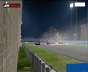 2024 Formula One Testing Bahrain Day 2 Battle and Sparks from gp videosangla foul