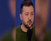 Zelensky&#39;s cheeky response when asked if he would answer call from PutinSource: Sky News