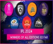 The Indian Premier League (IPL) will be heading into its 17th season with 10 teams looking to have their hands on the coveted title. IPL 2024 kick starts on March 22 and ahead of the tournament, here&#39;s a look at winners of the past editions.&#60;br/&#62;