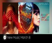 March 8 music releases include pop star Ariana Grande&#39;s 13-track album, eternal sunshine via Republic Records; English heavy metal band Judas Priest&#39;s nineteenth studio album, Invincible Shield via Epic Records; and singer-songwriter Norah Jones&#39;s 12-song set, Visions via Blue Note Records.
