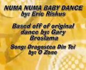 Something to do while I had the baby suit on. The Numa Numa Baby Dance! I wondered if I could do Gary Brolsma&#39;s Numa Numa dance video as a baby character.