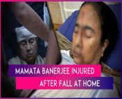 West Bengal Chief Minister Mamata Banerjee sustained a major injury on March 14. The All India Trinamool Congress (TMC) chief suffered injury on her forehead. Banerjee was rushed to the hospital for treatment. Banerjee got injured after accidentally falling at her home. TMC shared photos of Mamata Banerjee on a hospital bed with a deep cut on her forehead and blood on her face. Prime Minister Narendra Modi wished for her speedy recovery. Delhi Chief Minister Arvind Kejriwal expressed shock. State BJP president Sukanta Majumdar wished for her speedy recovery. Tamil Nadu CM MK Stalin said, “Shocked and deeply concerned…” Watch the video to know more.&#60;br/&#62;
