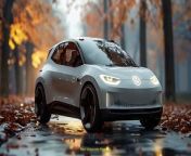 Prompt Midjourney : https://s.mj.run/EgaZvjLEB9o A two-door, four-seater small electric car with a shorter wheelbase than the BMW i3 and Volkswagen Cycour, white body, compact shape, Tesla style + speed on the road +blender rendering, real scene +8K picture quality --ar 16:9 --s 750 --v 6.0