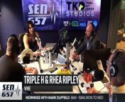 Senwa 657 - Triple H and Rhea Ripley in studio from ida h