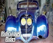 DORSET, in the Southwest of England, is home to a stunning vehicle with a dark, unexpected past. Andy Saunders, a car fanatic who has bought and rebuilt 58 vehicles, has transformed a 70-year old Peugeot into an art-deco masterpiece.