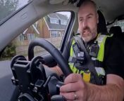 Channel 5 Traffic Cops film chase through estate near Chesterfield