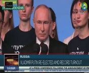 After 100 % of the votes were counted in Russia, the re-election of President Vladimir Putin was confirmed with more than 87 %, according to data announced on Monday by the Central Election Commission (CEC). teleSUR