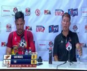 Interview with Best Player June Mar Fajardo and Coach Jorge Gallent [Mar. 17, 2024] from go diego go jorge the little hawk learns to migrate