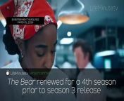 The Bear renewed for a 4th season prior to season 3 release. The award winning FX/Hulu series has been renewed for yet another season despite its 3rd season not premiering until June. Season 4 is reported to begin filming immediately following season 3&#39;s wrap. Meghan Markle launches lifestyle brand &#39;American Riviera Orchard.&#92;