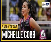 PVL Player of the Game Highlights: Michelle Cobb steers Akari to second win over Nxled from teliyadule 30 second status video dawnlode
