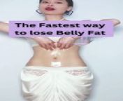 4 Steps to lose Belly Fat #shorts #fitness from desi fat aunty back