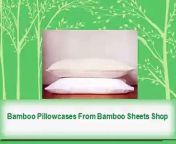 Our bamboo pillow cases are made of 100% rayon bamboo fibers that are spun into a soft yarn and then woven into a silky woven cloth. Rayon Bamboo fibers are made up of natural fibers that guarantee a silky-soft good night&#39;s sleep.&#60;br/&#62;