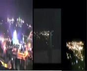 The sighting reportedly occurred around 1:00 AM as the witnesses filmed from the promenade of Armon Hantziv in Jerusalem. The building in the distance that can be seen is the Temple of the Mount. As the video unfolds we can clearly see a bright light hovering down and then holding still above the temple before it finally drops quickly to the temple where it hovers for several seconds. At 0:32 the object suddenly flashes and then shoots up into the air rapidly. The camera then pans upward and then we can see four lights flashing independently. They are not - as it would seem - independent of one another. As it starts to move it&#39;s clear that the shape of the object they are attached to is a massive square. Giant floating rectangular craft have been reported recently in massive numbers by independent witnesses in different countries. You may recall in December of 2010 we covered the subject of the recent influx of rectangular UFO reports which were pouring in very differently than the more traditional triangular or disc shaped craft. As the video goes on the object rotates slightly and moves off camera.