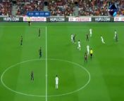 FC Barcelona Vs Real Madrid - Callejon Kicks Busquets Head (Spanish Supercup) [Aug.23 2012]