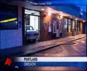 An Oregon woman&#39;s trip to the ATM turned into a stop inside the bank when the brakes on her car gave out as she tried to slow down.