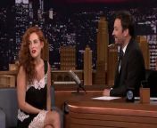 Riley Keough tries really hard not to swear as she chats with Jimmy about the singing birthday telegrams her mom likes to send and her horror film It Comes At Night.