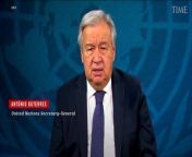 A statement from U.N. Secretary General Antonio Guterres, released on Monday, appeals for desperately-needed aid.