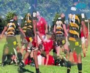 The Red Devils and Pirates clash in a Central North Rugby season opener on April 6, 2024, in Gunnedah, Australia.
