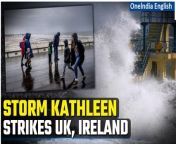 Storm Kathleen wreaks havoc across the United Kingdom, forcing the cancellation of nearly 70 flights and leaving thousands without power. Join us as we delve into the aftermath of this relentless storm, its impact on travel plans, and the widespread power outages it has caused. Stay informed and stay safe amidst the chaos!&#60;br/&#62; &#60;br/&#62;#StormKathleen #Kathleen #KathleenStorm #UKNews #UnitedKingdom #Ireland #IrelandNews #UKFlightsCancelled #PowerOutageUK #RishiSunak #RoyalFamily #Oneindia&#60;br/&#62;~PR.274~ED.102~GR.121~HT.96~