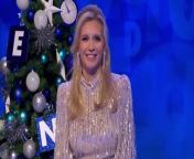 Rachel Riley - 8 Out of 10 Cats Does Countdown 2023 Christmas Special from agateware cat
