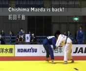 Puts Her 1st Opponent on a STRETCHER and CHOKES OUT Another! Chishima Maeda is Back! from put your head on my shoulder