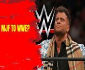 Wrestling fans are on edge as MJF&#39;s contract with AEW expires! Will he be in WWE next?#MJF #Wrestling #AEW #WWE #ProWrestling #WrestleMania