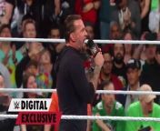 CM Punk gives thanks to Philadelphia after Raw goes off the air- Raw exclusive, April 8, 2024 from matar move uilli