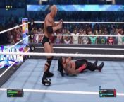 FULL MATCH _ The Rock vs Roman Reigns _ Smackdown Highlights 2024 from raw vs smackdown 1999 wrestling