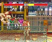 Street Fighter II'_ Hyper Fighting - PuzzlesCodesSecrets vs Garger from the street fighter
