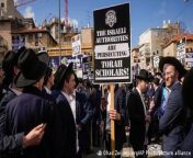 A long-brewing battle over conscription exemptions for ultra-Orthodox Jewish men is coming to a head. Facing a deadline set by the Supreme Court, the government has until the end of April to agree on a new military draft plan. Israel&#39;s ultra-Orthodox men have been protesting attempts to end the exemptions.
