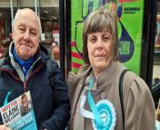 Reform UK Mayoral candidate spoke to voters on Wolverhampton High Street as the May 2 poll approaches.