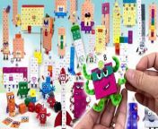 We made custom Numberblocks toy figures with moveable arms, legs, changeable facial expressions and accessories!These are our best Numberblocks toys yet!These are based on the CBeebies hit show Numberblocks, these buildable blocks are a fun way to learn numbers and the ideal companion to the show! This video includes instructions for making 1-36.&#60;br/&#62;