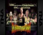 TNA Slammiversary 2006 - Jeff Jarrett vs Abyss vs Ron Killings vs Sting vs Christian Cage (King Of The Mountain Match, NWA World Heavyweight Championship) from jeff ensor