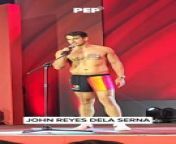 Mr. Gay World Philippines 2023 John Reyes dela Serna at the final callback of @centurytunasuperbods 2024&#60;br/&#62;&#60;br/&#62;Video: Nikko Tuazon