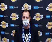 Lakers Coach Frank Vogel On Where The Teams Needs To Improve from where are you go will right here now english song love
