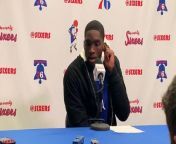 Sixers&#39; Shake Milton discusses his performance versus the Knicks.