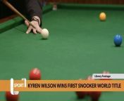Daniel Wales reviews the World Snooker Championship final, as Kyren Wilson wins his first world title.