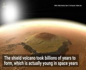 Mars is covered in stunning features, but nothing quite compares to the massive Martian mountain Olympus Mons, the largest volcano in the solar system.