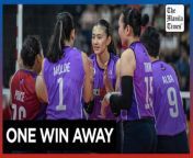 Flying Titans subdue Chery Tiggo Crossovers in 3 sets&#60;br/&#62;&#60;br/&#62;The Choco Mucho Flying Titans boost their finals chances on Thursday, May 2, 2024,after a 25-20, 25-19, 25-23 drubbing of the Chery Tiggo Crossovers in the semifinals of the Premier Volleyball League (PVL) 2024 All-Filipino Conference at the Philippine Sports Arena in Pasig on Thursday, May 2, 2024.&#60;br/&#62;&#60;br/&#62;Video by Nicole Anne D.G. Bugauisan&#60;br/&#62;&#60;br/&#62;Subscribe to The Manila Times Channel - https://tmt.ph/YTSubscribe&#60;br/&#62; &#60;br/&#62;Visit our website at https://www.manilatimes.net&#60;br/&#62; &#60;br/&#62; &#60;br/&#62;Follow us: &#60;br/&#62;Facebook - https://tmt.ph/facebook&#60;br/&#62; &#60;br/&#62;Instagram - https://tmt.ph/instagram&#60;br/&#62; &#60;br/&#62;Twitter - https://tmt.ph/twitter&#60;br/&#62; &#60;br/&#62;DailyMotion - https://tmt.ph/dailymotion&#60;br/&#62; &#60;br/&#62; &#60;br/&#62;Subscribe to our Digital Edition - https://tmt.ph/digital&#60;br/&#62; &#60;br/&#62; &#60;br/&#62;Check out our Podcasts: &#60;br/&#62;Spotify - https://tmt.ph/spotify&#60;br/&#62; &#60;br/&#62;Apple Podcasts - https://tmt.ph/applepodcasts&#60;br/&#62; &#60;br/&#62;Amazon Music - https://tmt.ph/amazonmusic&#60;br/&#62; &#60;br/&#62;Deezer: https://tmt.ph/deezer&#60;br/&#62;&#60;br/&#62;Tune In: https://tmt.ph/tunein&#60;br/&#62;&#60;br/&#62;#themanilatimes &#60;br/&#62;#philippines&#60;br/&#62;#volleyball &#60;br/&#62;#sports&#60;br/&#62;