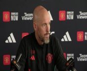 Manchester United boss Erik Ten Hag hopes Scott McTominay will be fit for their Premier League clash with Crystal Palace but admits Bruno Fernandes is a doubt&#60;br/&#62;Carrington, Manchester, UK
