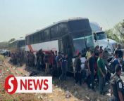 About 400 U.S.-bound migrants were found in three buses abandoned on a highway in Veracruz, southeastern Mexico, on Thursday (May 2). &#60;br/&#62;&#60;br/&#62;WATCH MORE: https://thestartv.com/c/news&#60;br/&#62;SUBSCRIBE: https://cutt.ly/TheStar&#60;br/&#62;LIKE: https://fb.com/TheStarOnline&#60;br/&#62;