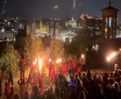 Edinburgh’s popular Beltane Fire Festival returned to Calton Hill last night - a celebratory event that attracts thousands each year.&#60;br/&#62;&#60;br/&#62;The ancient event, that goes back 3,000 years, celebrates new life and purity and marks the end of the darker seasons and the arrival of summer on May Day. The tradition was revived for modern times in Edinburgh in 1988 and is now one the largest celebrations of its kind in the world.&#60;br/&#62;&#60;br/&#62;Around 8,500 people attended the event where they followed the procession around the historic site, captivated by fire spinners, dancing, acrobatics and pulsating drumming as they made their way around the capital landmark. &#60;br/&#62;